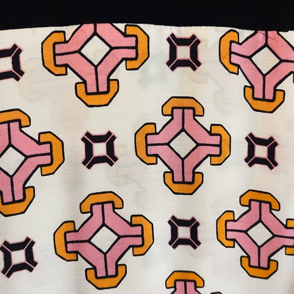 Maje midi dress - Size XS - Colors: black, white, pink and marigold - Picture 5 of 6